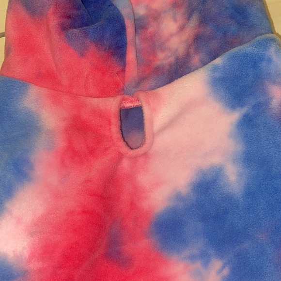 Old Navy Pink and Blue Dog Hoodie - Picture 6 of 9